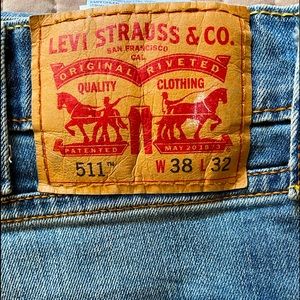 Mens Levi’s Style 511 Blue Jeans Size 38/32 ***Brand New***